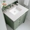 James Martin Vanities Brittany 30in Single Vanity, Smokey Celadon w/ 3 CM White Zeus Top 650-V30-SC-3WZ - alternate 6